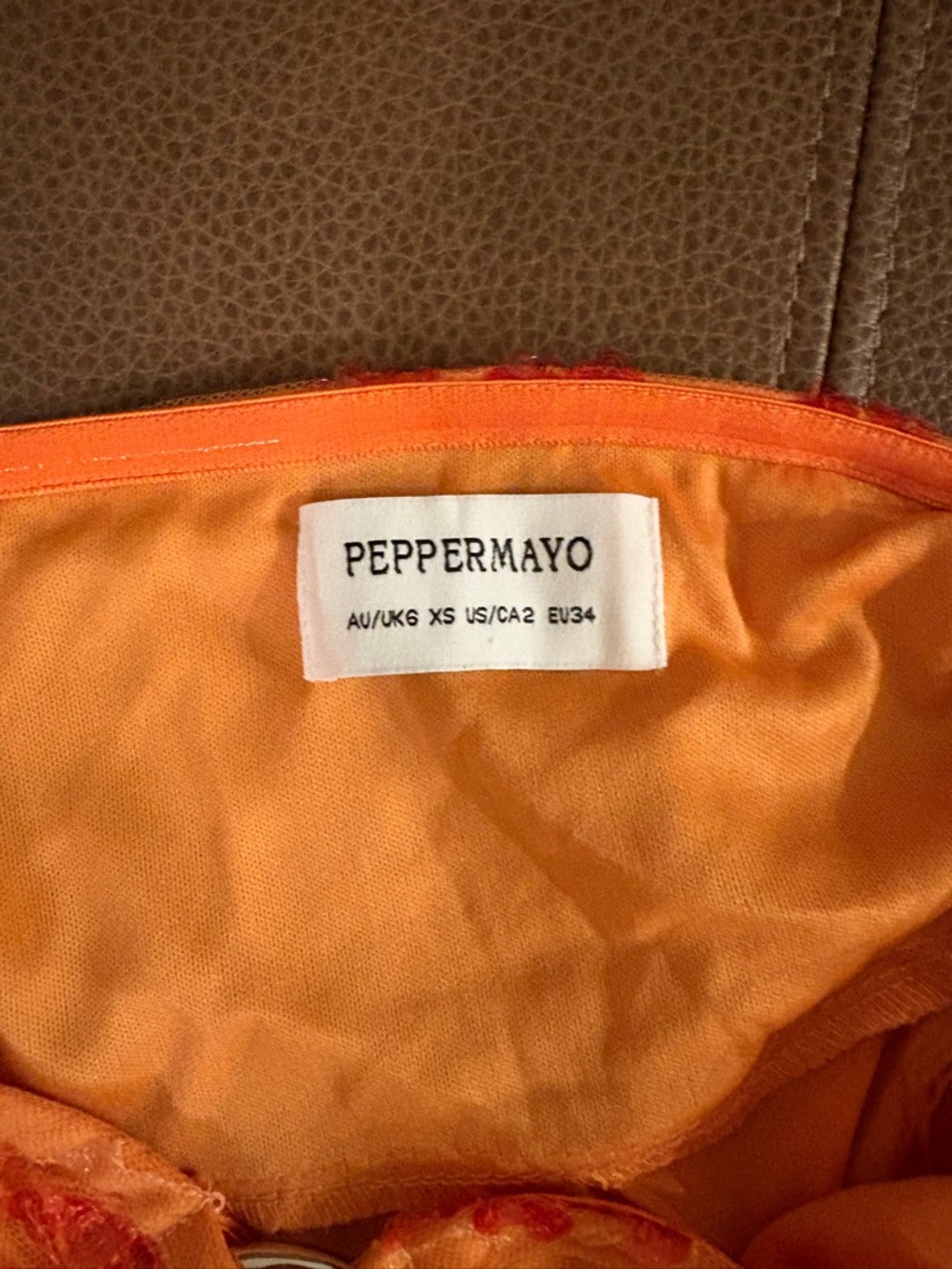 Peppermayo Kenya Beaded Halter Top - Orange - Picture 5 of 5